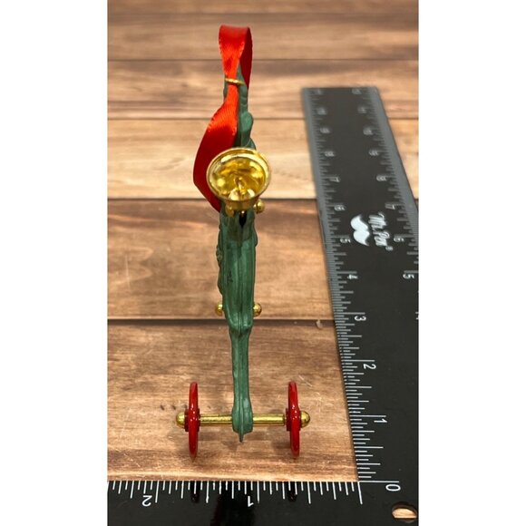 1996 HALLMARK KEEPSAKE ORNAMENT QK1084 UNCLE SAM ON TRICYCLE WITH BELL PARADE - Picture 7 of 7